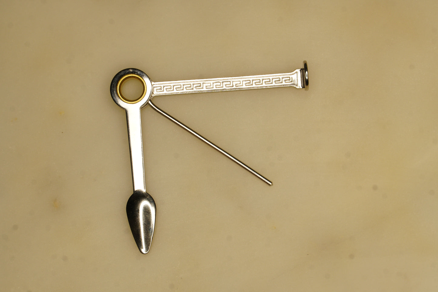 Classic Czech Pipe Tool 3-in-1 – Steel Tamper, Reamer & Pick