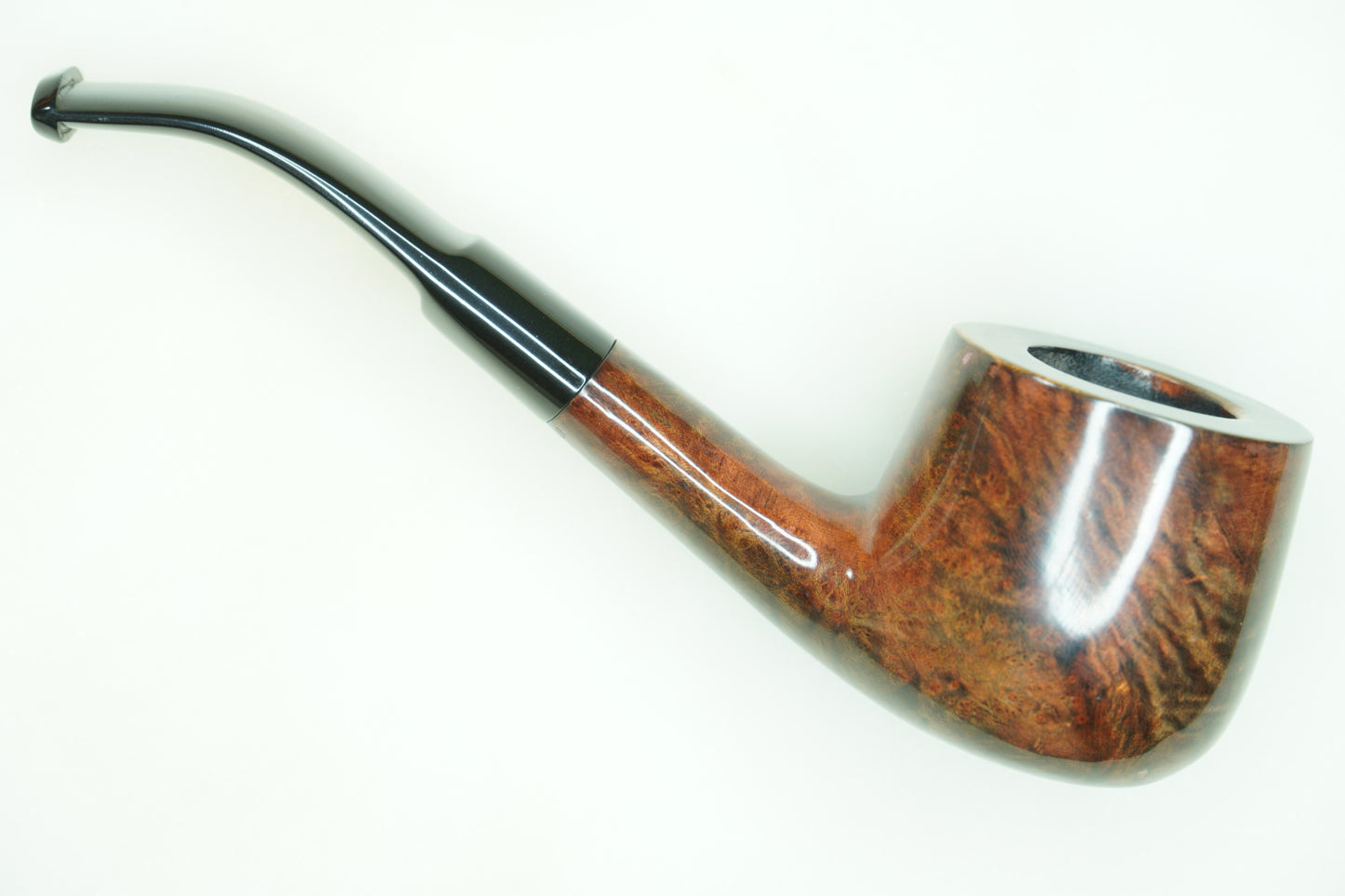 Unique Finish Bent Italian Estate Tobacco Pipe