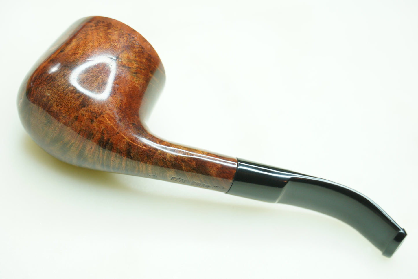 Unique Finish Bent Italian Estate Tobacco Pipe