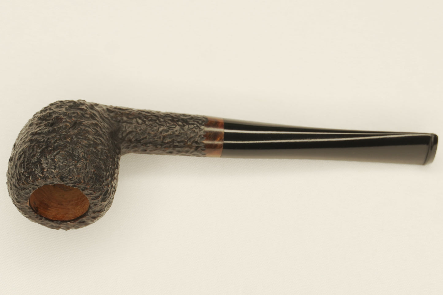 UNSMOKED Vintage Rusticated Imported Briar Pipe Pear Shape