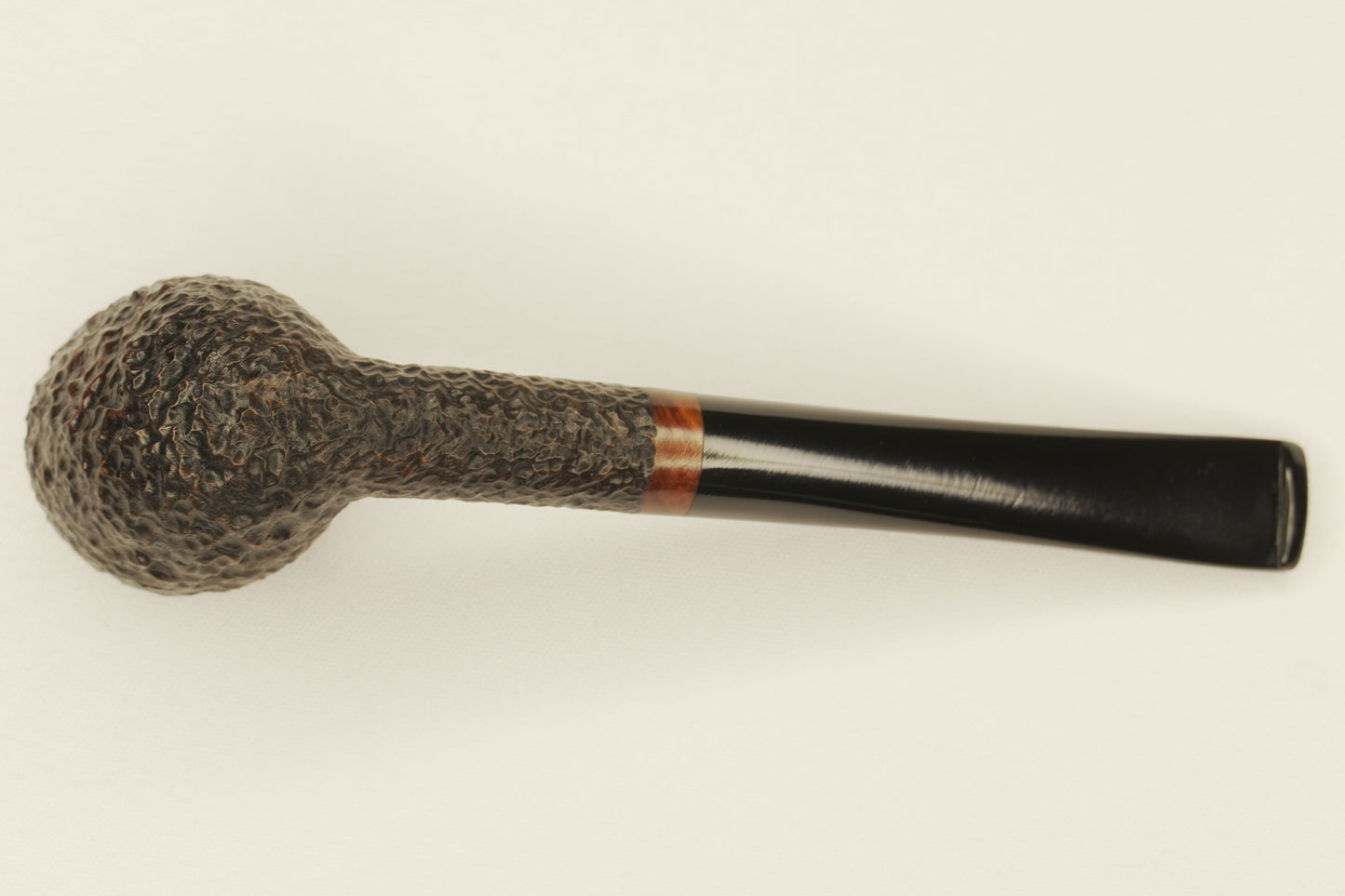 UNSMOKED Vintage Rusticated Imported Briar Pipe Pear Shape