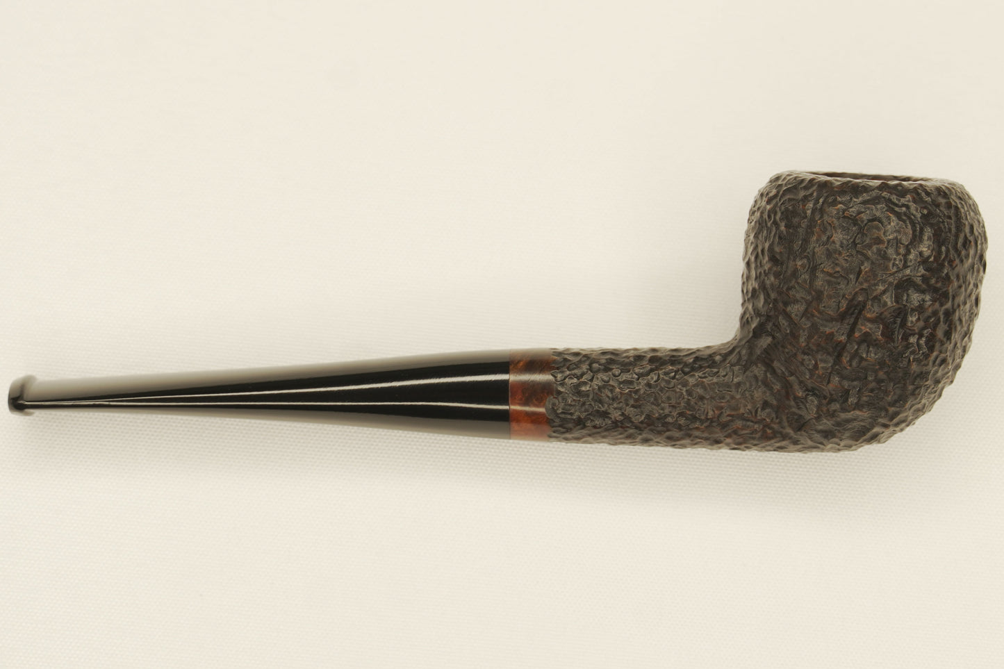 UNSMOKED Vintage Rusticated Imported Briar Pipe Pear Shape