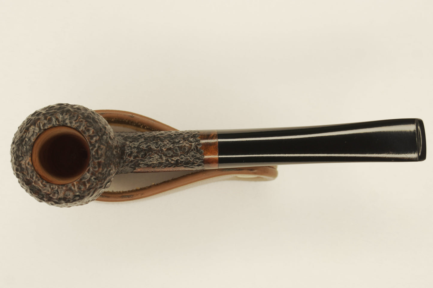 UNSMOKED Vintage Rusticated Imported Briar Pipe Pear Shape