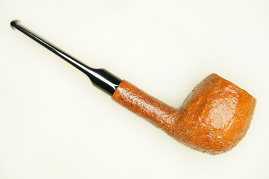 I.P.E.  Handmade "5" Apple Shape Sandblasted Briar Tobacco Pipe